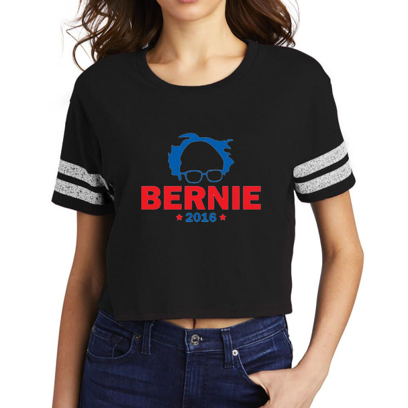 Bernie Hair Scorecard Crop Tee by chrisnom | Artistshot