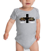 Ww2 Panzer Armored Tiger I Tiger Ii German Heavy Tank T Shirt Baby Bodysuit | Artistshot