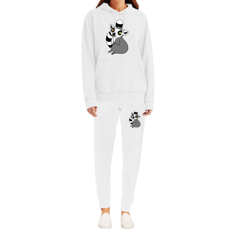 Ring Tailed Lemur Sitting Hoodie & Jogger Set | Artistshot