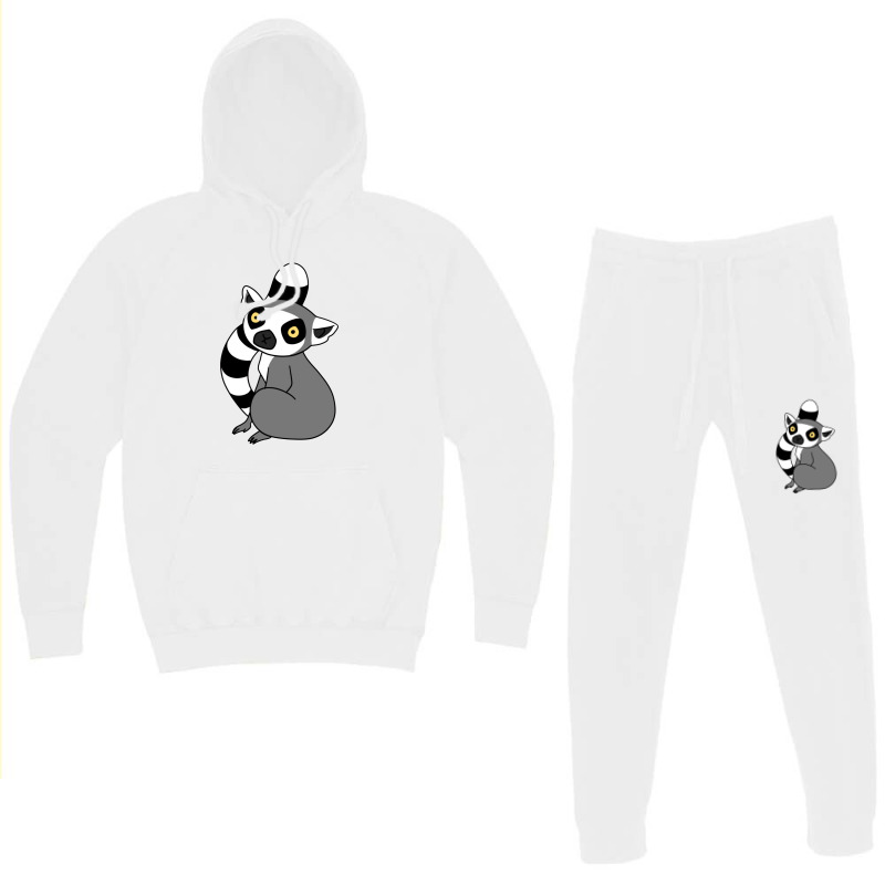 Ring Tailed Lemur Sitting Hoodie & Jogger Set | Artistshot