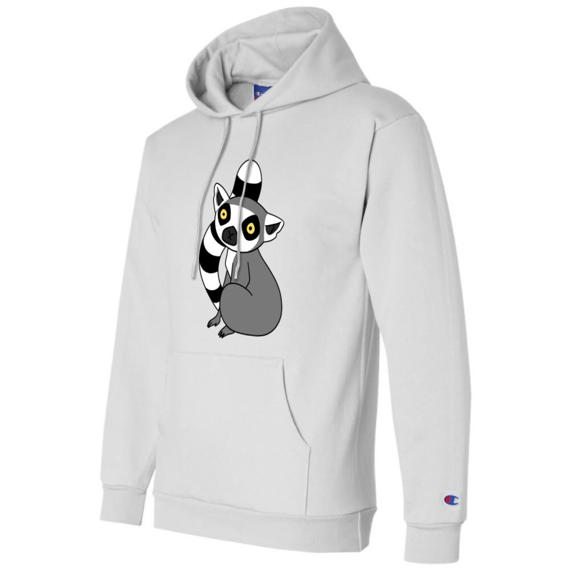 Ring Tailed Lemur Sitting Champion Hoodie | Artistshot