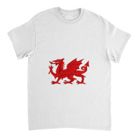 Welsh Red Dragon, Welsh Prides, From Flag Of Wales   Dragon Classic T-shirt | Artistshot