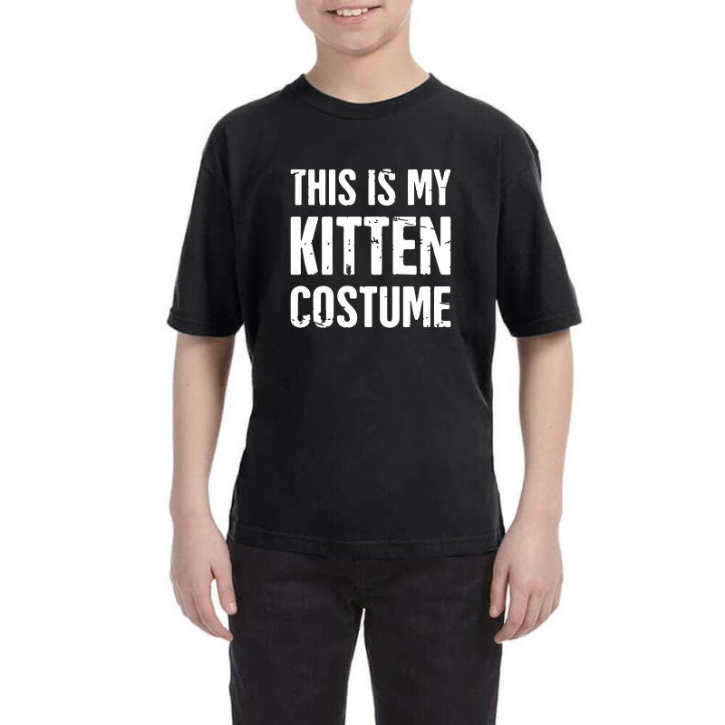 This Is My Kitten Costume Halloween Costume Party Youth Tee | Artistshot