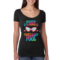 Goodbye School Hello Pool T  Shirt Goodbye School Hello Pool T  Shirtb Women's Triblend Scoop T-shirt | Artistshot