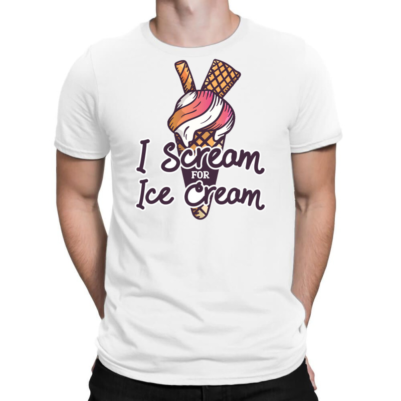 Scream Ice Cream T-shirt | Artistshot