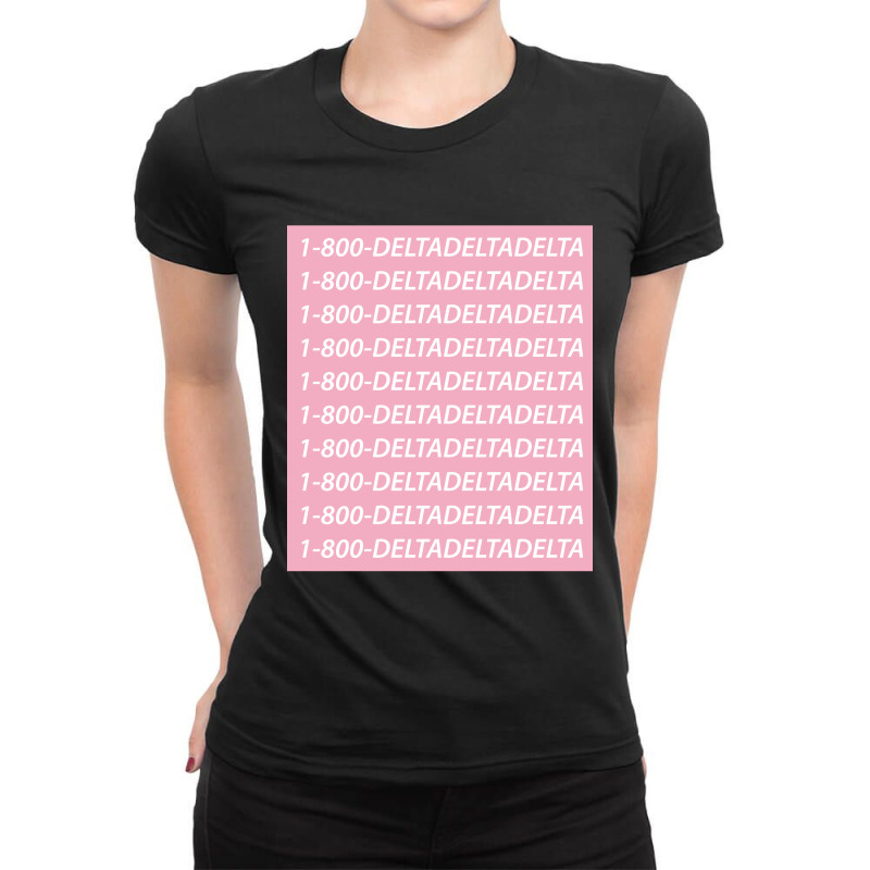 1-800-deltadeltadelta Ladies Fitted T-Shirt by rardesign | Artistshot