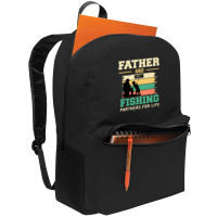 Fishing Father Fathers Day Matching Fishing Father And Son Backpack | Artistshot