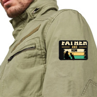 Fishing Father Fathers Day Matching Fishing Father And Son Rectangle Patch | Artistshot