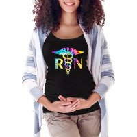 Lovely Rn Registered Nurse Tie Dye T  Shirt Lovely Rn Registered Nurse Maternity Scoop Neck T-shirt | Artistshot