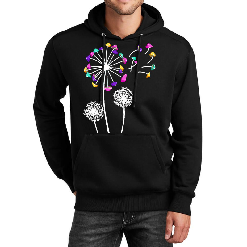 Magic Mushroom T  Shirt Dandelion Magic Shrooms Men Hallucinogenic Mus Unisex Hoodie by armoutcome | Artistshot