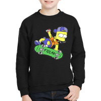 Cute Simpson Cartoon Youth Sweatshirt | Artistshot