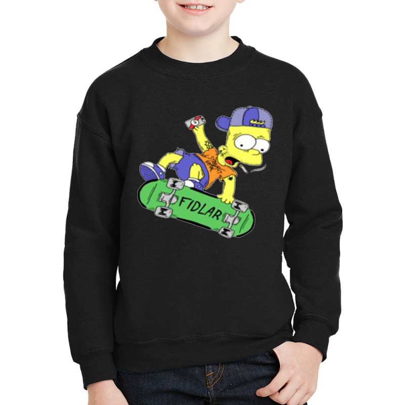 Cute Simpson Cartoon Youth Sweatshirt by hose white | Artistshot