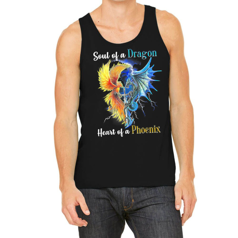 Soul Of A Dragon Heart Of A Phoenix T Shirt Tank Top by oluwafemimccullers | Artistshot