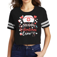 Oncology Nurse Gift T  Shirt Oncology Valentines Tee Nurse Crew Family Scorecard Crop Tee | Artistshot