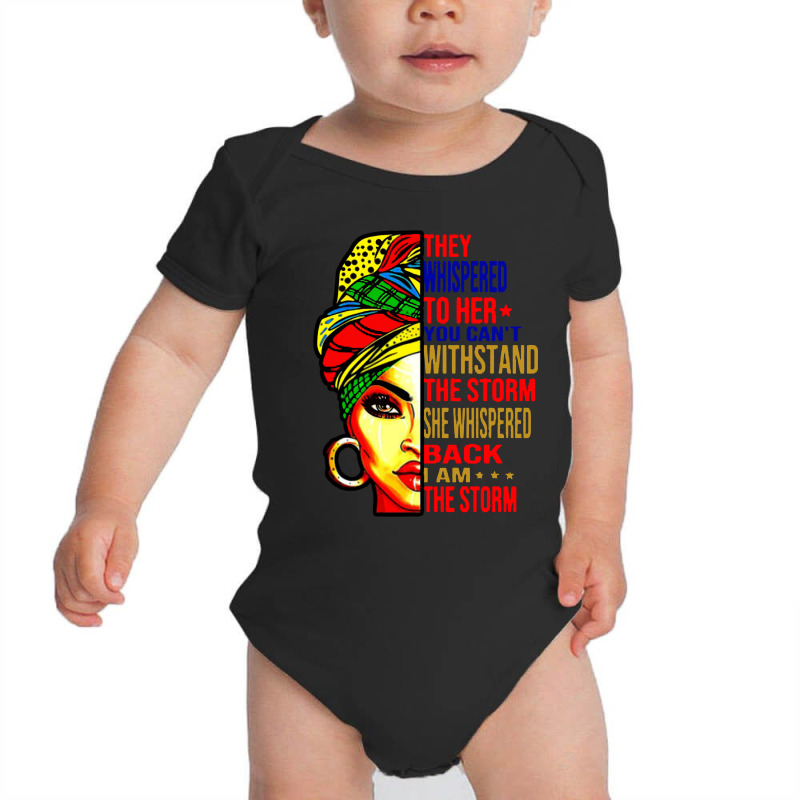 They Whispered To Her Tshirt Melanin Queen Baby Bodysuit | Artistshot