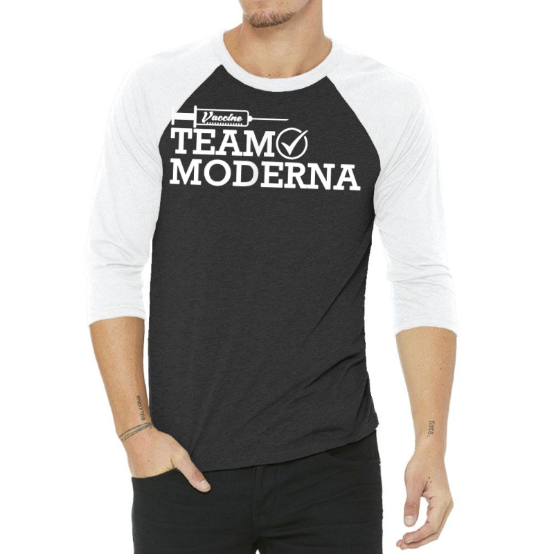 Team Moderna Vaccine, Moderna Vaccinated Vaccination T Shirt 3/4 Sleeve Shirt by ayedencoplon | Artistshot