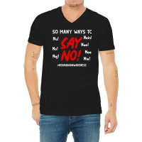 So Many Ways To Say No Red Ribbon Week T  Shirt So Many Ways To Say No V-neck Tee | Artistshot