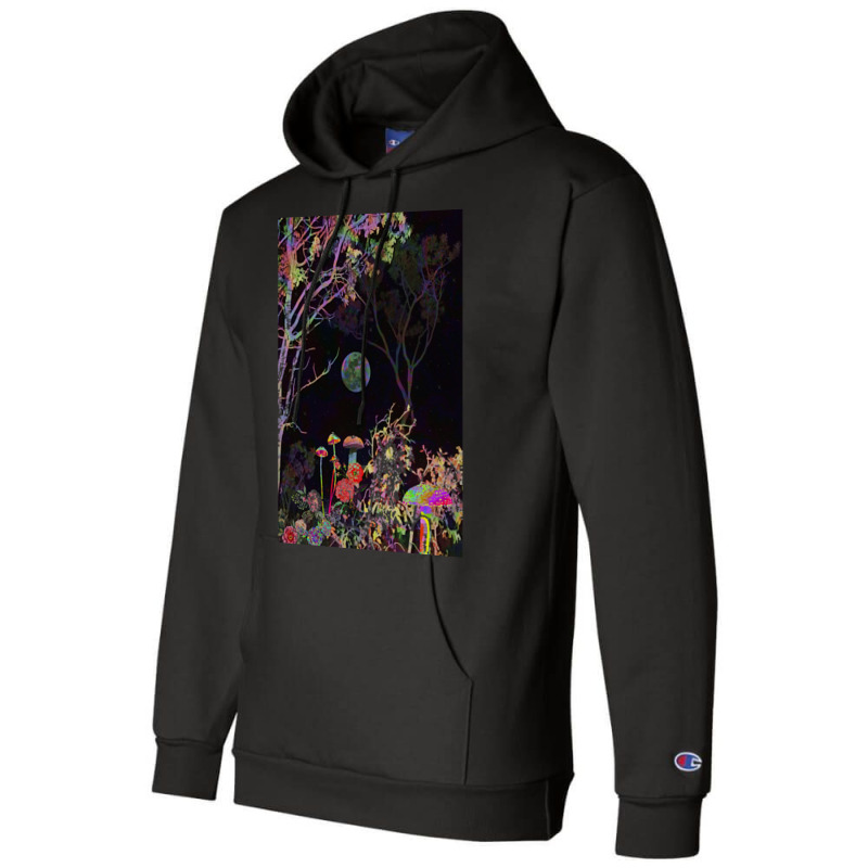 Psychedelic T  Shirt Colorful Night T  Shirt Champion Hoodie | Artistshot