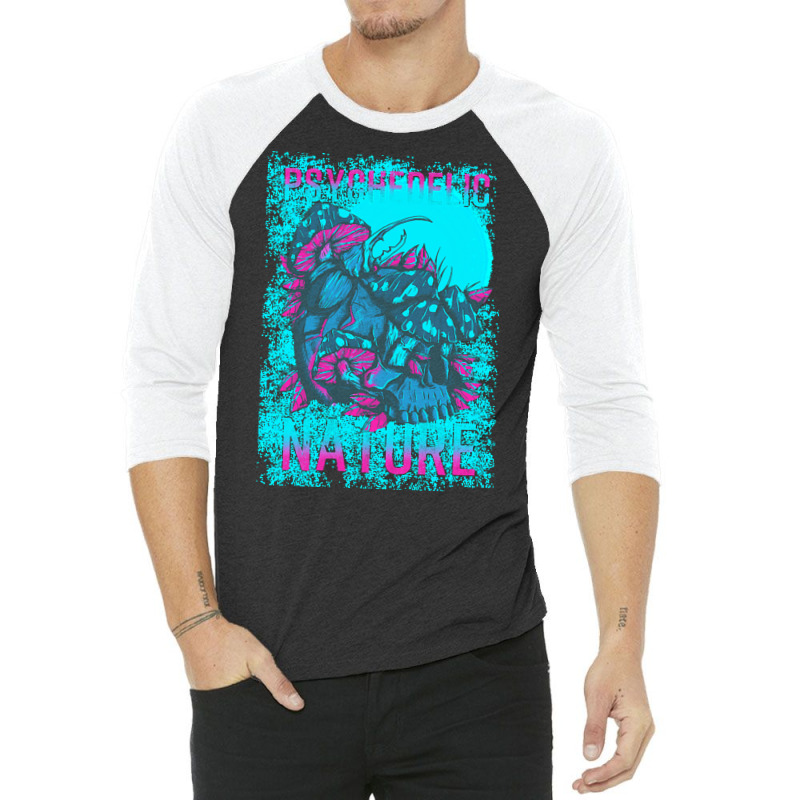 Psychedelic T  Shirt Psychedelic Nature T  Shirt 3/4 Sleeve Shirt | Artistshot