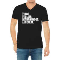 Cool Dog Agility For Men Women Dog Owner Puppy In Training T Shirt V-neck Tee | Artistshot