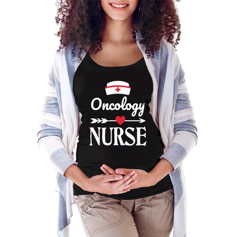 Oncology Nurse T  Shirt Oncology Nurse Gift T  Shirt Maternity Scoop Neck T-shirt by kentledgepeaches | Artistshot