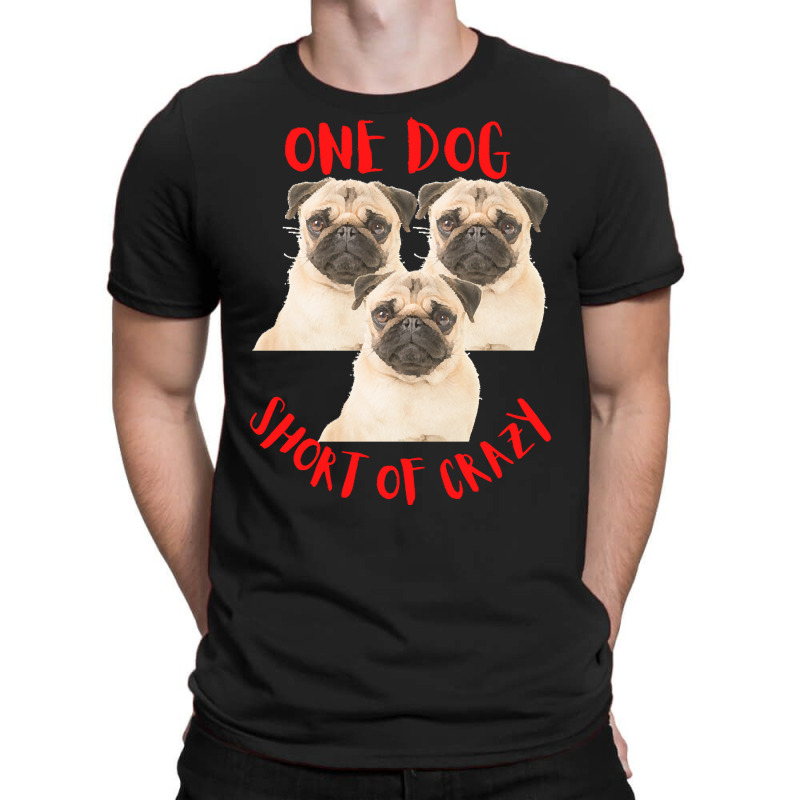 One Dog Short Of Crazy T  Shirtone Dog Short Of Crazy T  Shirt (10) T-shirt | Artistshot