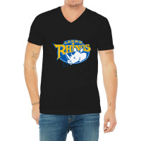 The-leeds-rhinos-vectorized-pen V-neck Tee | Artistshot