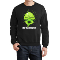 Vegetables T  Shirt Peas   Find Your Inner Peas   Funny Vegetable Pun Crewneck Sweatshirt | Artistshot