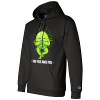 Vegetables T  Shirt Peas   Find Your Inner Peas   Funny Vegetable Pun Champion Hoodie | Artistshot