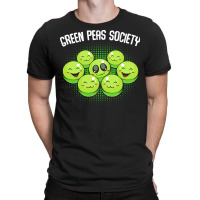 Vegetables T  Shirt Peas   Green Peas Society   Cute Kawaii Vegan Pun T-shirt | Artistshot