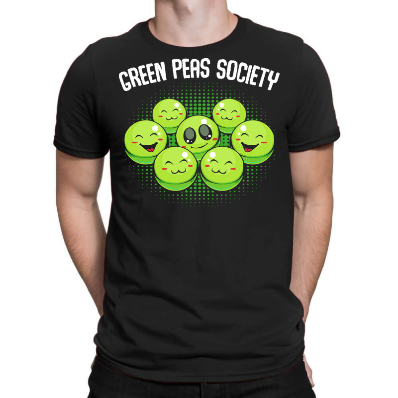 Vegetables T  Shirt Peas   Green Peas Society   Cute Kawaii Vegan Pun T-shirt | Artistshot