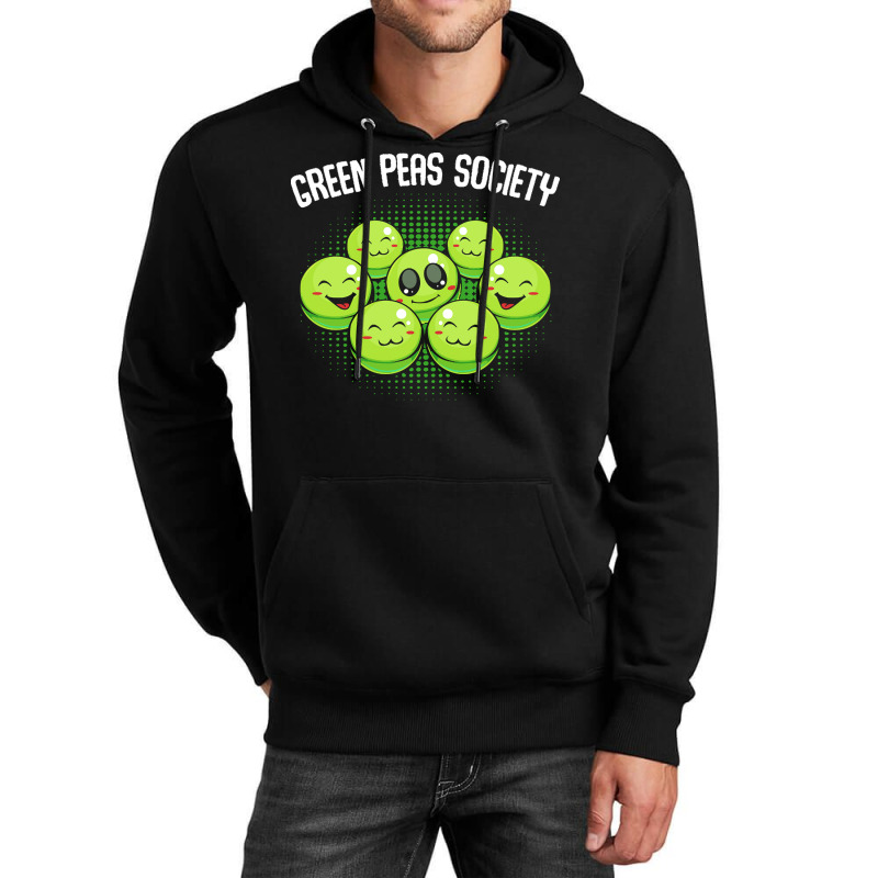 Vegetables T  Shirt Peas   Green Peas Society   Cute Kawaii Vegan Pun Unisex Hoodie | Artistshot