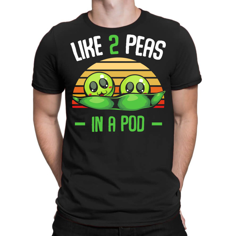 Vegetables T  Shirt Peas   Like 2 Peas In A Pod   Cute Vegetable T  Sh T-shirt | Artistshot