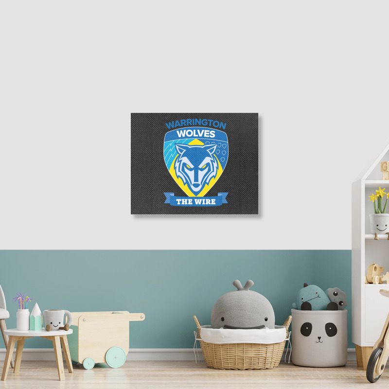 The-warrington-wolves-pen Landscape Canvas Print | Artistshot