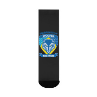 The-warrington-wolves-pen Crew Socks | Artistshot