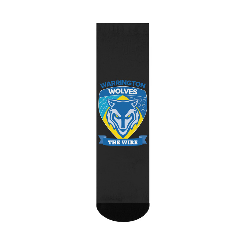 The-warrington-wolves-pen Crew Socks | Artistshot