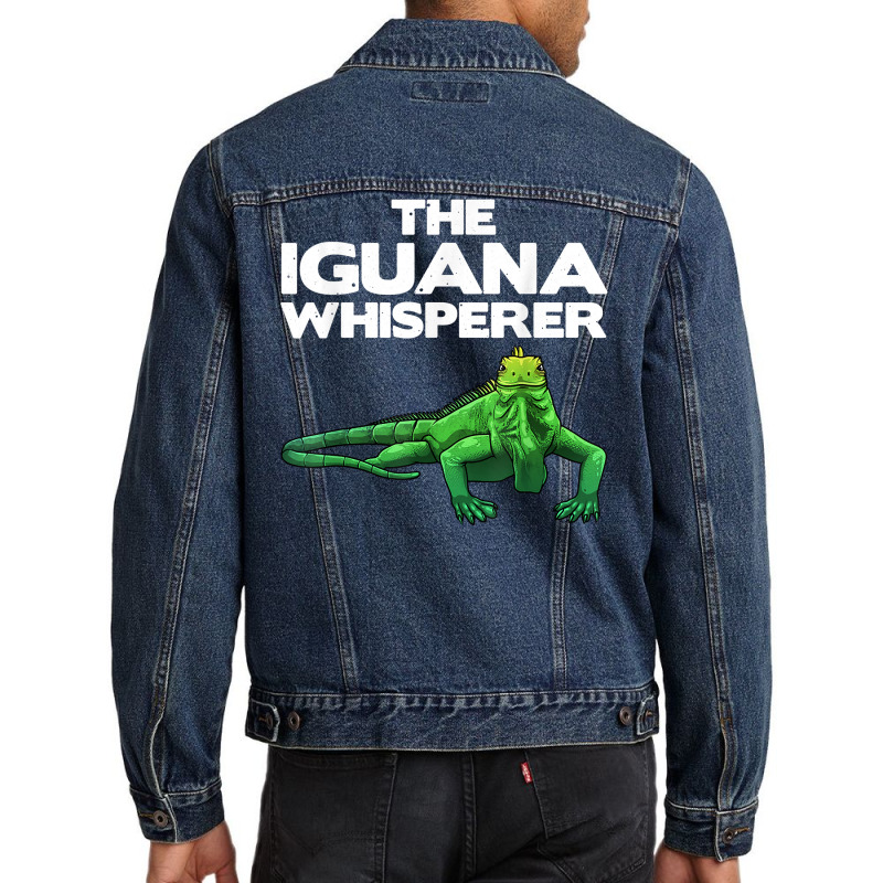 Funny Iguana Design For Men Women Reptile Lover Herpetology T Shirt Men Denim Jacket | Artistshot