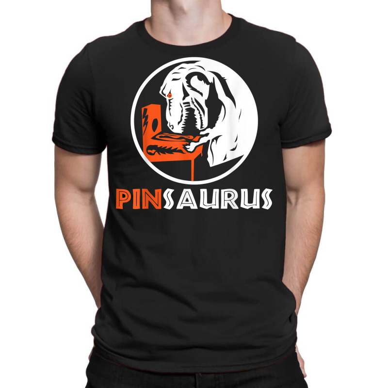 Dinosaurs Pinball Gamer   Pinball Machine Flipping T Shirt T-shirt | Artistshot