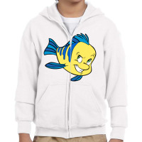 Flounder Youth Zipper Hoodie | Artistshot