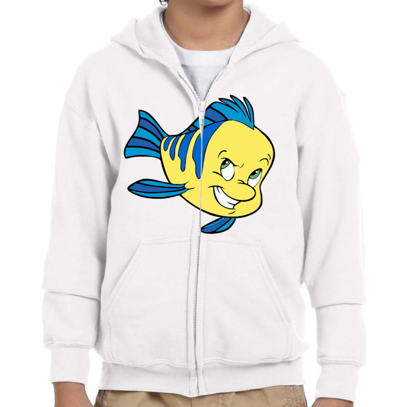 Flounder Youth Zipper Hoodie | Artistshot