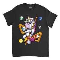 Unicorn Lover Pony Billiard Cue Ball Sports Unicorn 85 Unicorns Classic T-shirt | Artistshot