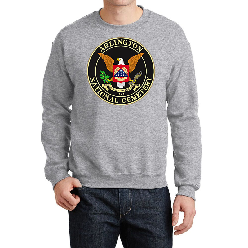 Front & Back Arlington National Cemetery T Shirt Crewneck Sweatshirt by emaliekrein | Artistshot