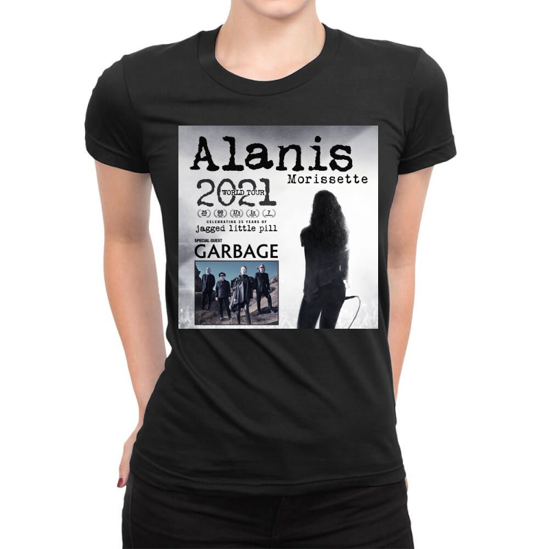 Alanis Morissette Jagged Little Pill Tour Dates 2022 Waldjinah Ladies Fitted T-Shirt by alexanderchloe | Artistshot