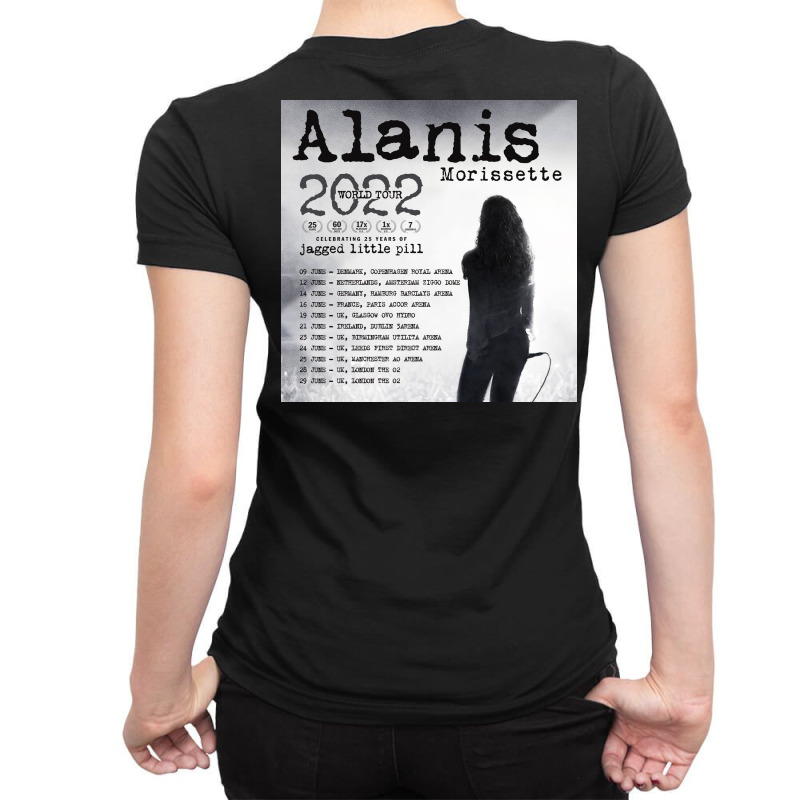 Alanis Morissette Jagged Little Pill Tour Dates 2022 Waldjinah Ladies Fitted T-Shirt by alexanderchloe | Artistshot