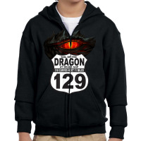 Motorcycle Highway 129 Tail The Dragon Deals Gap 318 Curves T Shirt Youth Zipper Hoodie | Artistshot