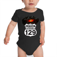 Motorcycle Highway 129 Tail The Dragon Deals Gap 318 Curves T Shirt Baby Bodysuit | Artistshot