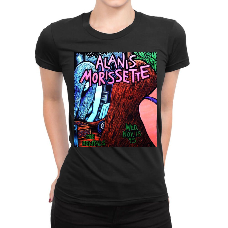 Alanis Morissette Tour Dates 2022 Waldjinah Ladies Fitted T-Shirt by alexanderchloe | Artistshot