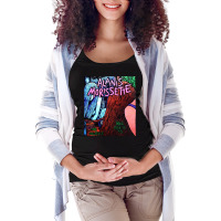 Alanis Morissette Tour Dates 2022 Waldjinah Maternity Scoop Neck T-shirt | Artistshot