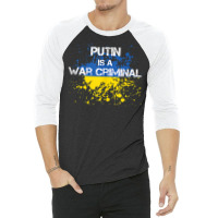 Putin Is A War Criminal Tank Top 3/4 Sleeve Shirt | Artistshot