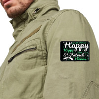 Happy St Patricks Day Wordart Rectangle Patch | Artistshot